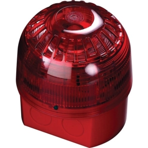 Sirene Visual de Área Aberta AlarmSense – Vermelha (Flash Vermelho)