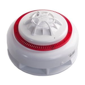 Detector de Calor (CS) c/ Base de Sirene Visual (Flash Vermelho)