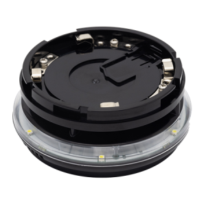 Sirene de Base c/ Indicador Visual Soteria – Preta (Flash Branco)